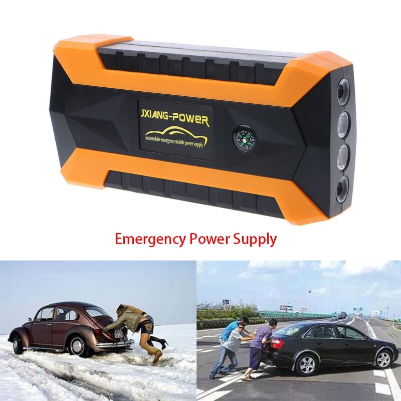 89800mAh 4 USB Portable Car Jump Starter Pack Booster Charger Battery Power Bank