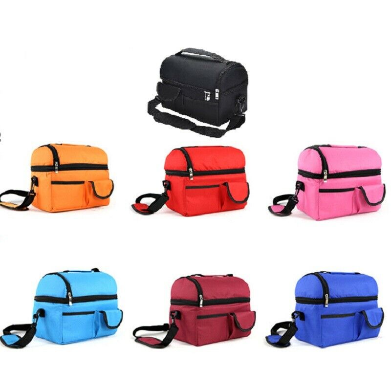 8L Geïsoleerde Lunchbox Tote Mannen Vrouwen Reizen Koud Voedsel Koeler Thermische Zak