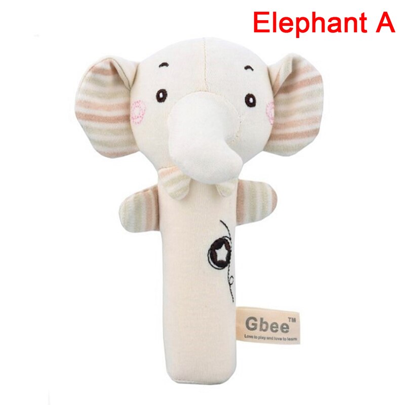 1Pc Baby Rasseln Weiche Karikatur Nette Plüsch Ebene Rasseln Spielzeug Art Pädagogisches Handbells Weiche Kleinkind Baby Komfort Spielzeug: B1