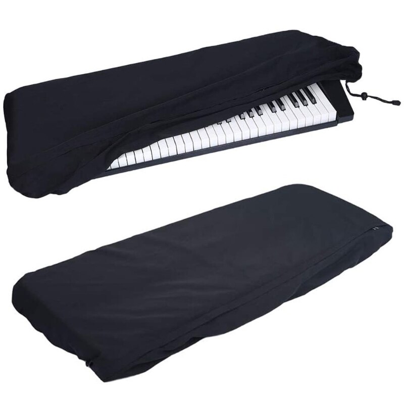 Klavier Tastatur Staub Abdeckungen für 61 Tasten Staubdicht Weiche Tuch Elastische Stoff Elektrische Klavier Abdeckt AXYE