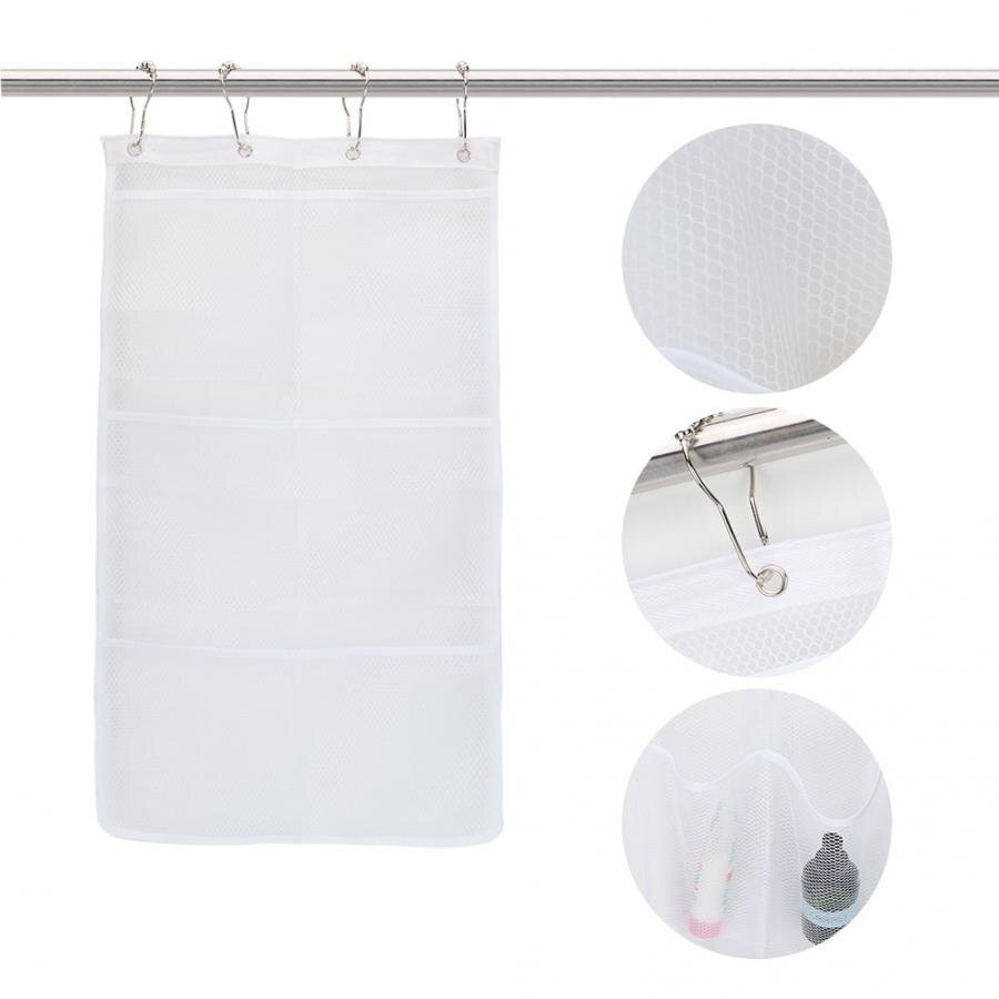 Portable Hanging Shower Storage Mesh Bath Shower Organizer Large Shower Caddy Bathroom Accessories regadera para ducha