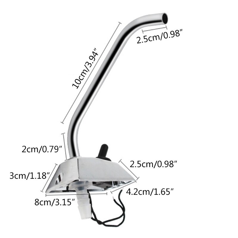 12V Water-Tap Stainless Steel Kitchen Sink Faucet Electrically Controlled Faucet Rotatable RV Boat Faucet