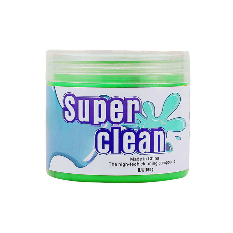 Car Cleaner Gel Slime for Cleaning Machine Auto Vent Magic Dust Remover Glue Computer Keyboard Dirt Cleaner Car Wash Interior: green
