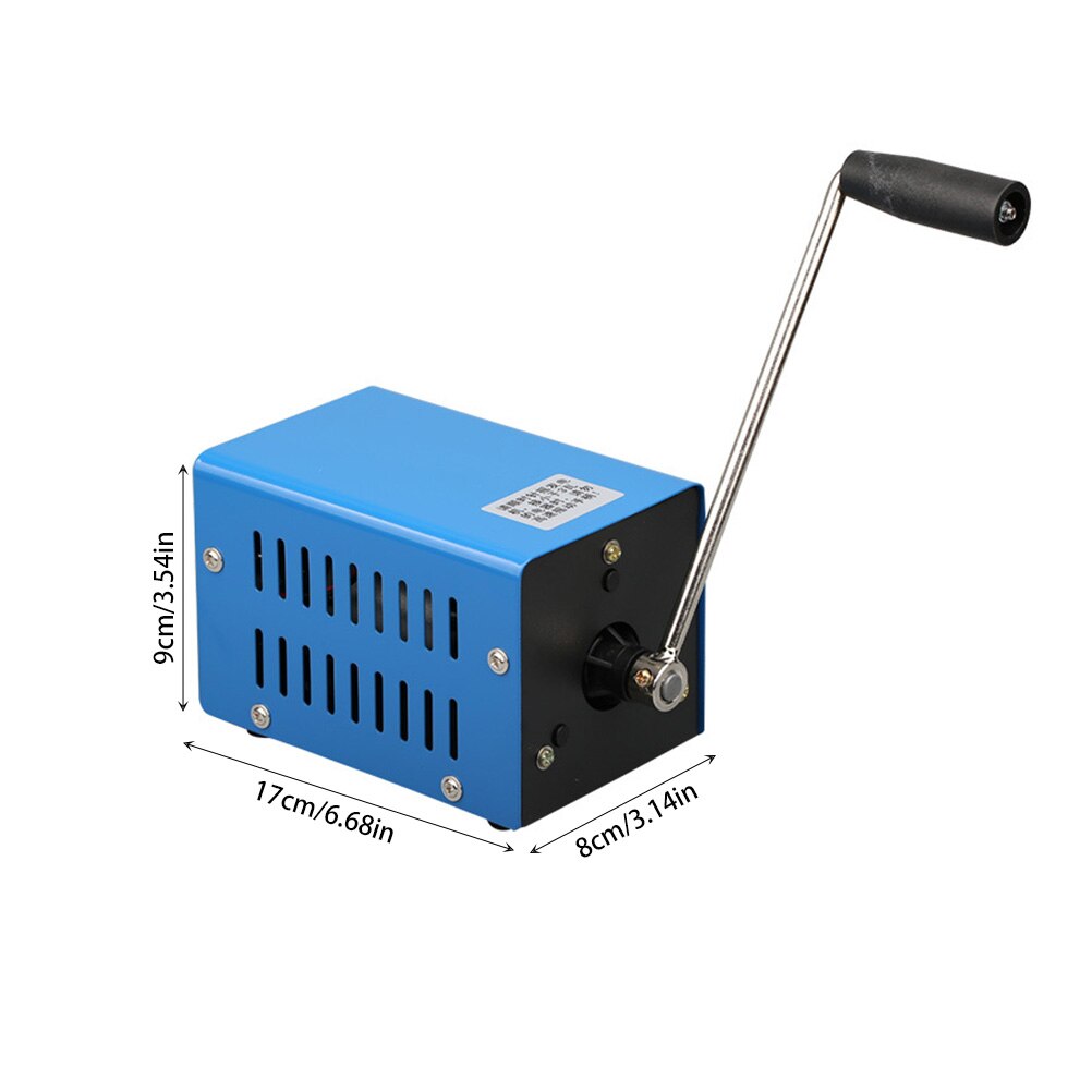 Nødsituation håndsving dynamotor høj effekt oplader bærbar usb opladning håndsving generator udendørs camping overlevelse power bank