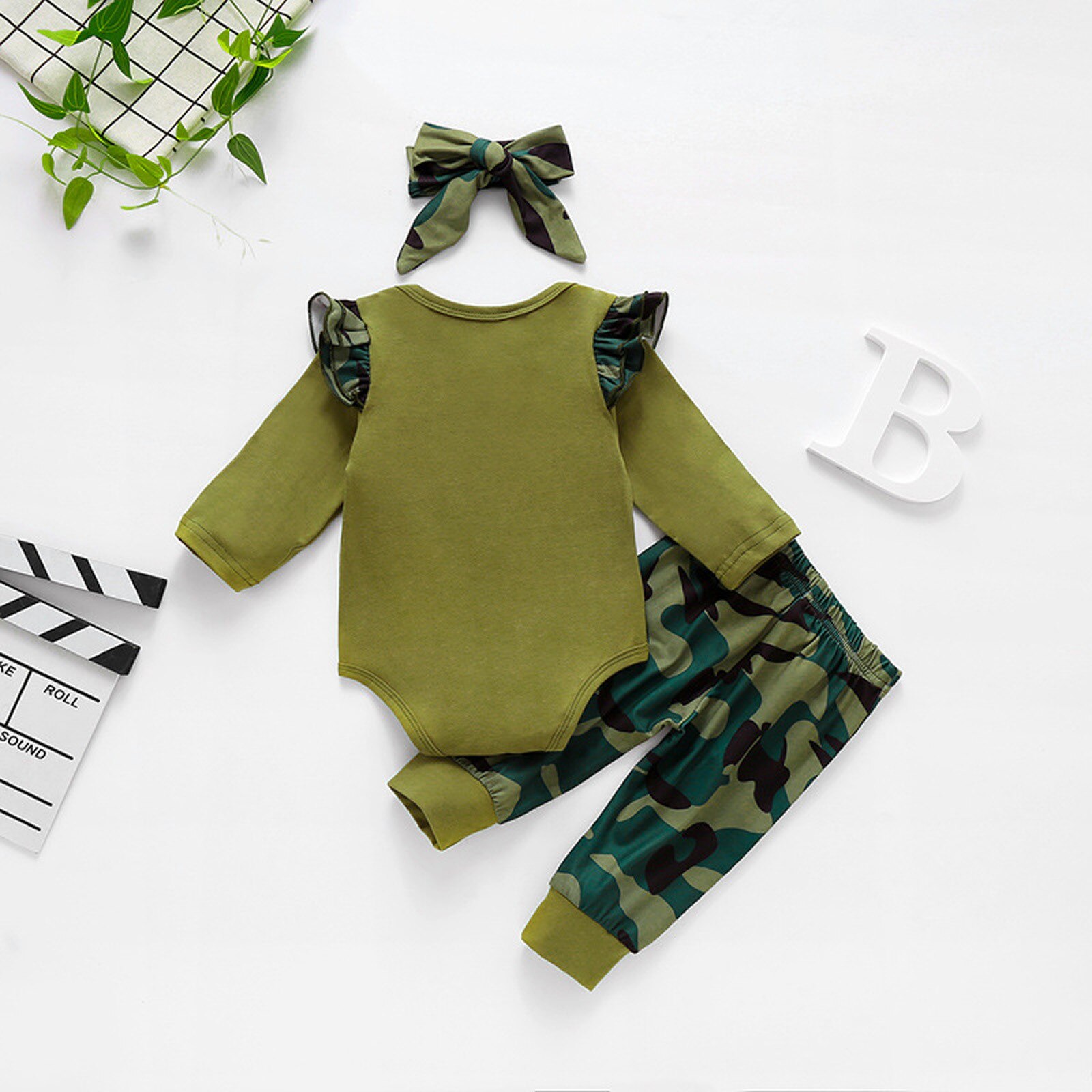 Lettera di Stampa Vestiti Del Bambino Set Infante Appena Nato Del Bambino Delle Ragazze Dei Ragazzi Del Pagliaccetto Dei Pantaloni Della Tuta Fascia Outfit Set Ubranka Dla Niemowlat