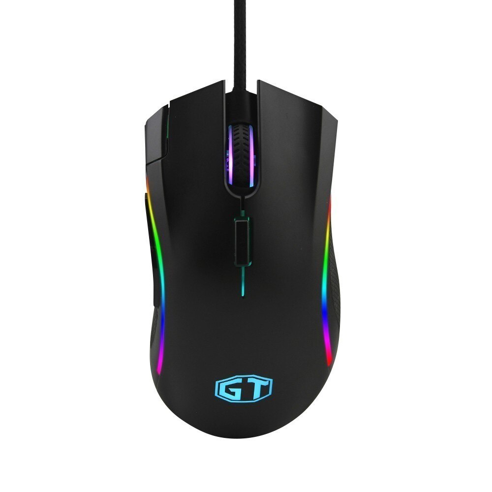 Delux M625 PMW3360 RGB Gaming Computer Mouse Ergonomic Wired 12000DPI Optical Usb Cable Gamer PC Mause With Fire Key For Laptop: A3050