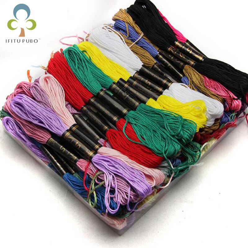 24/36/50 Colors Embroidery thread floss threads Handmade DIY Embroidery Thread Floss Kit DIY Sewing Tools LYQ