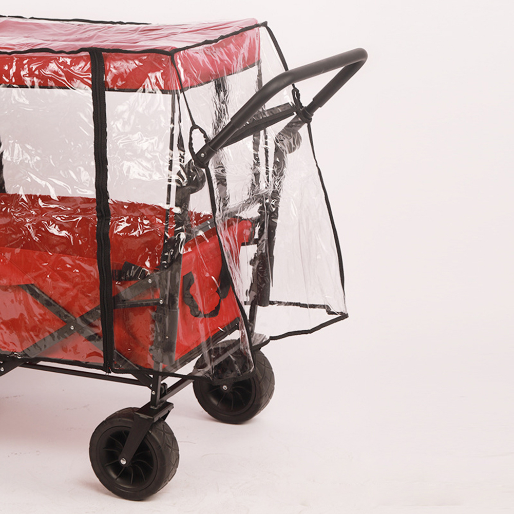 Campingvagn regnskydd pvc picknickvagn barnvagn vattentätt skydd vikbart regnskydd vandringstillbehör