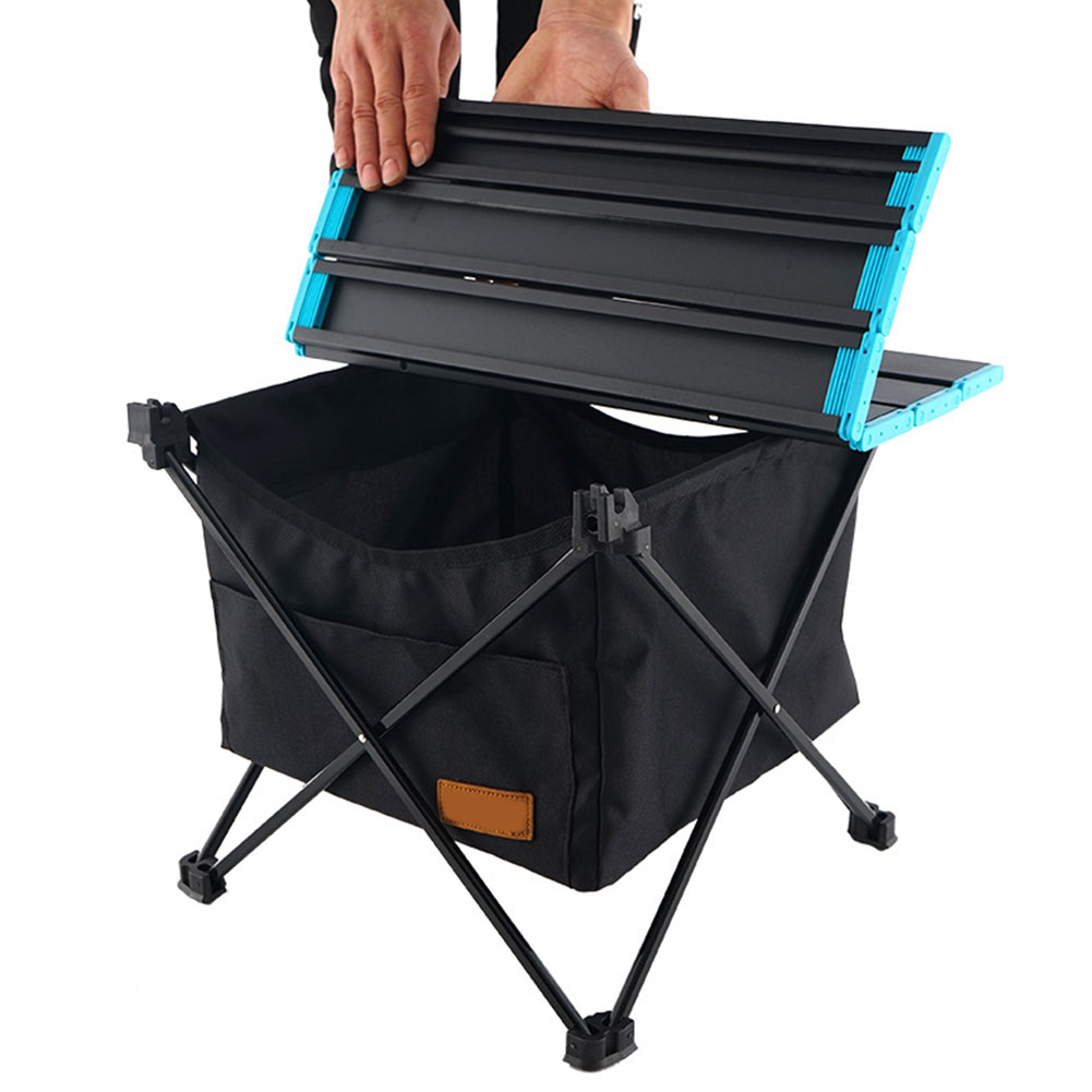 Vandtæt mesh foldebord til picnic oxford klud tilbehør køkken udendørs camping opbevaring nettet taske stor kapacitet hængende