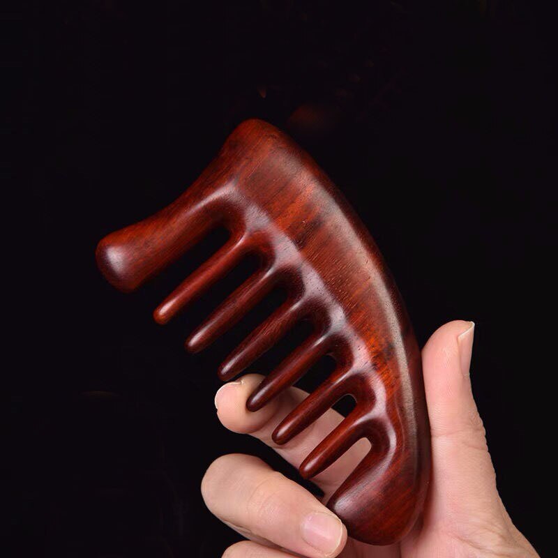 Masajeador de madera para la cabeza, peine de masaje para raspar Meridianos, estimulación de acupresión del cuero cabelludo, reflexología, terapia de relajación muscular corporal: 32