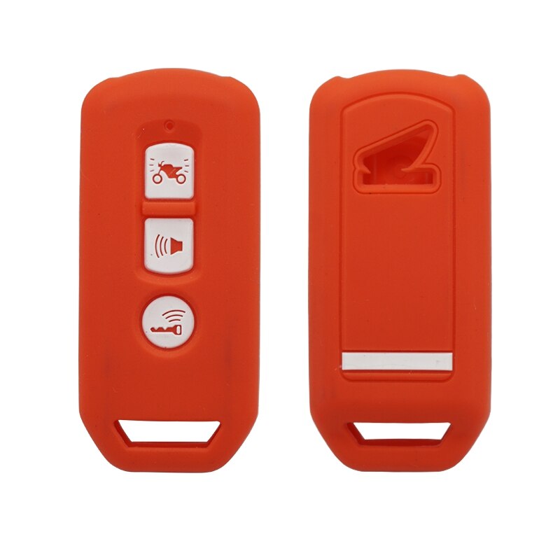 Xinyuexin-funda de silicona para llave de motocicleta, cubierta para Honda PCX 125 150 HYBRID SIPER CUB C125 PCX ELETRIC FORZA 300, 2 y 3 botones: 3 btn red