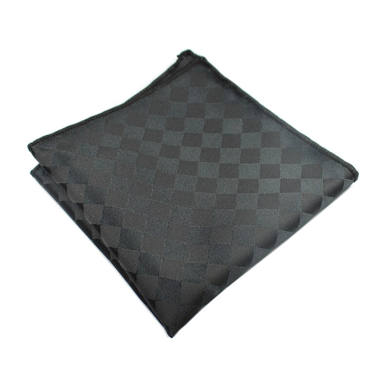 Mouchoir en soie Plaid tissé motif Paisley Hanky pour hommes, pochettes carrées, idéal pour les affaires, mariage