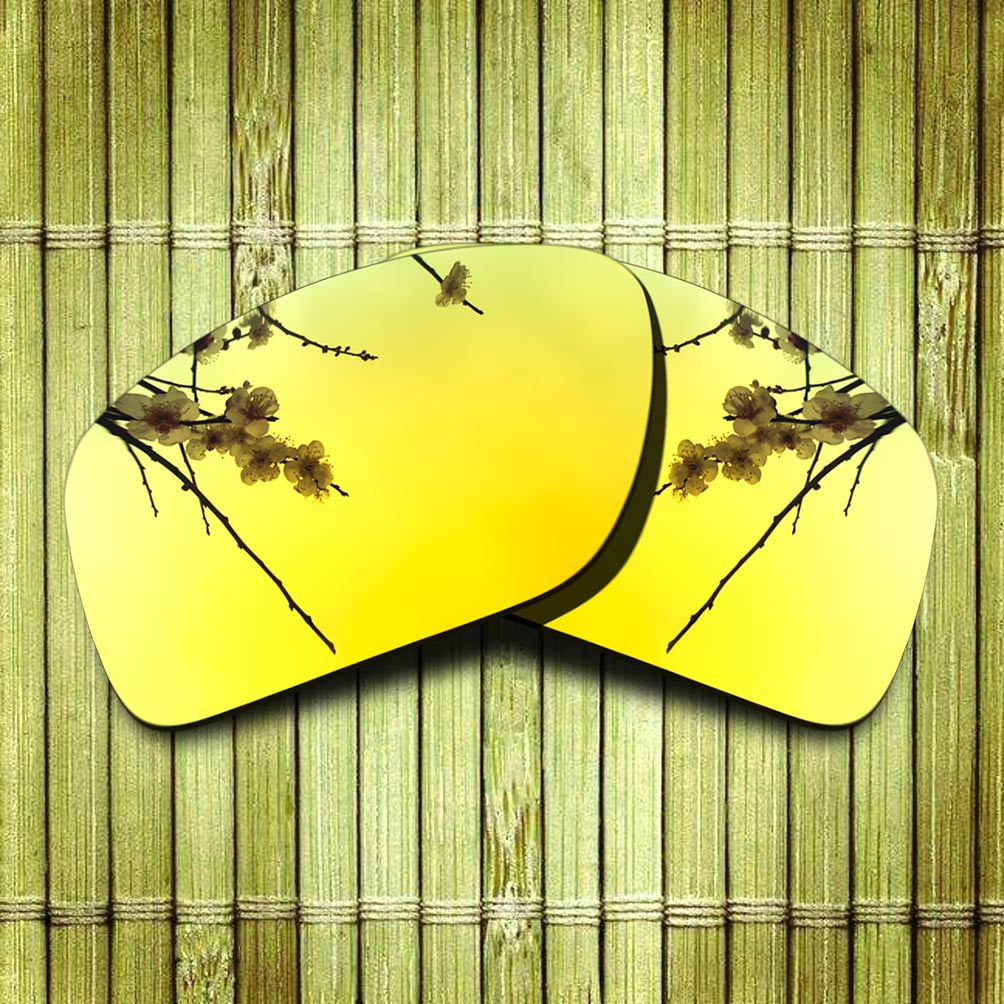 Polarized Replacement Lense For-Oakley Triggerman Sunglasses Frame True Color Mirrored Coating - Options: Yellow
