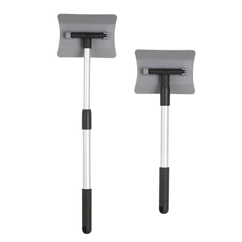 Retractable Winter Car Snow Shovel Snow Cleaning Glass Deicing And Frosting 180 Degree Rotating Aluminum Alloy Shovel