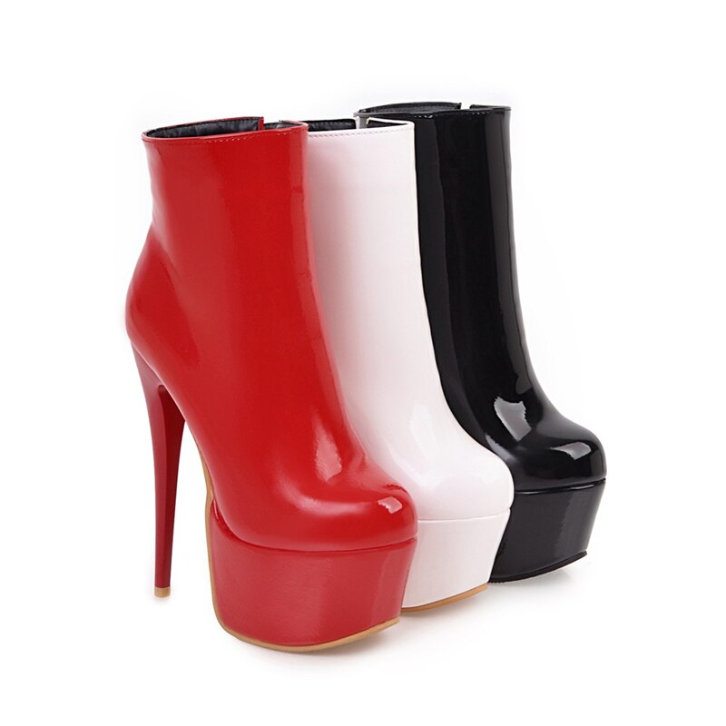 DoraTasia große größe 48, plattform dünne hoch Fersen Winter Party frauen schuhe frau stiefeletten weibliche