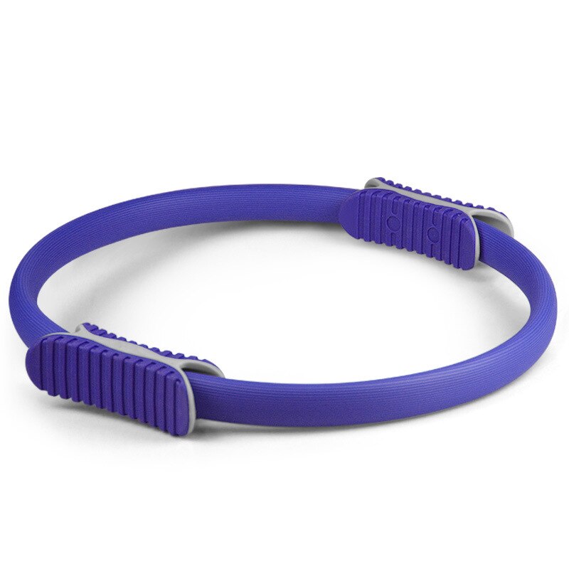 1Pc Bodybuilding Yoga Hoepel Gym Sport Training Pilates Weerstand Cirkel Ring Workout Apparatuur: Purple