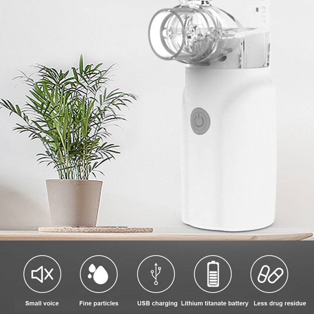 Atomizer USB przenośny ręczny cichy Piezo nebulizator dla dorosłych nawilżacz rozpylacz mgiełki robić twarzy sauna robić twarzy idealny robić domowego biura