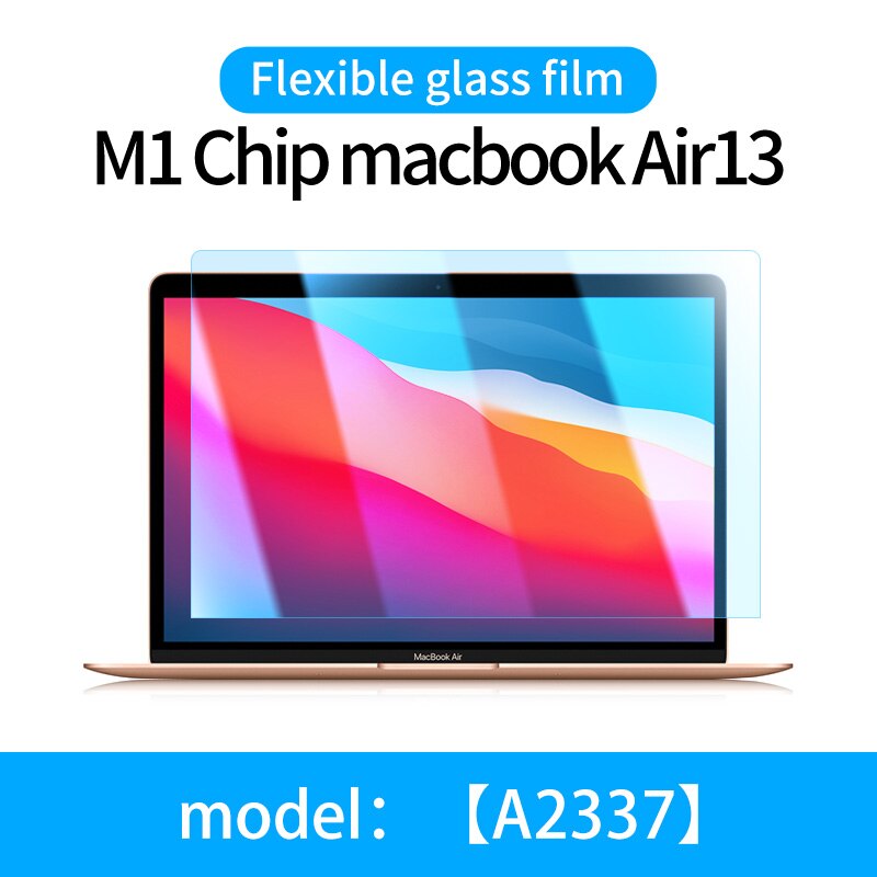 UDMA Anti-blue for Macbook Pro air 13 M1 Chip A2337 2338 Screen Protector 13 15 16 2179 2289 1706 2251 Flexible Glass Film: M1 Chip Air13 2337