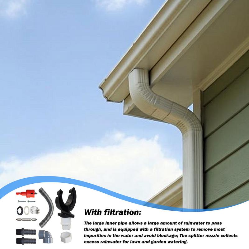 Rain Water Catching System Rainwater Harvesting System Efficient Rain Barrel Kit For Rainwater Collection From Gutter Rainwater