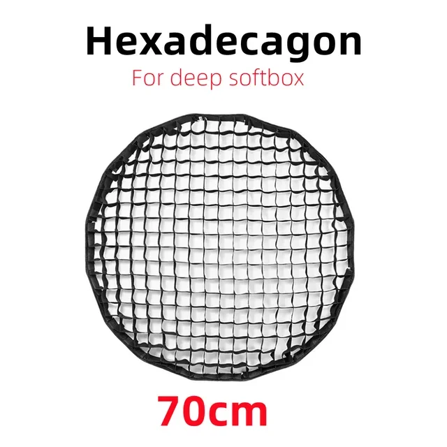 Honeycomb Grid For Octagon Square Rectangle Hexadecagon Deep Softbox 30* 40 50*70 55 60 65 80 22*90 95 80*120 140 35*160cm: PURPLE