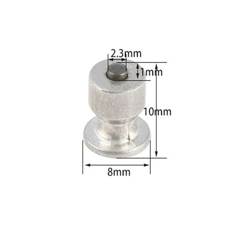 50/100Pcs Inverno Pneus de Carro Roda Parafuso Pregos Picos De Neve Roda Pneu Correntes De Neve Pregos Para Sapatos ATV carro Motocicleta Pneu 8x10mm