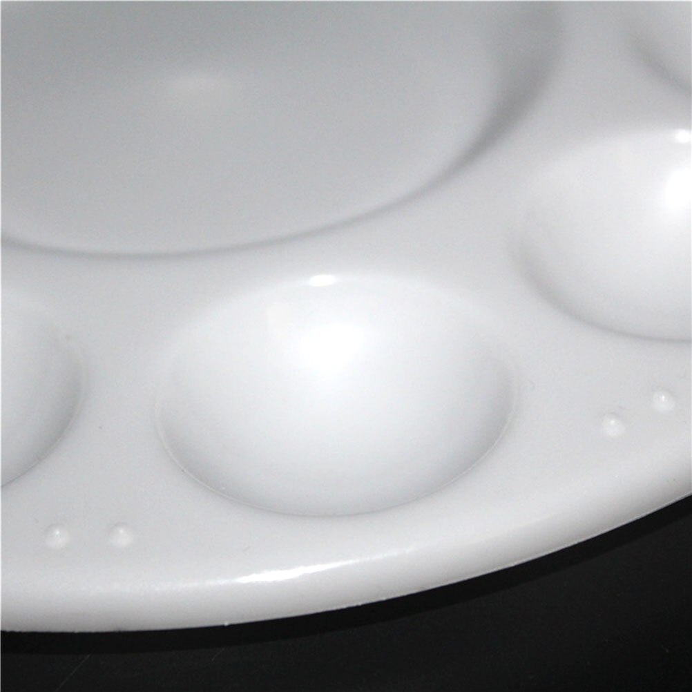 36 Pcs Paint Tray Palettes Plastic for DIY Craft Art Painting (White)
