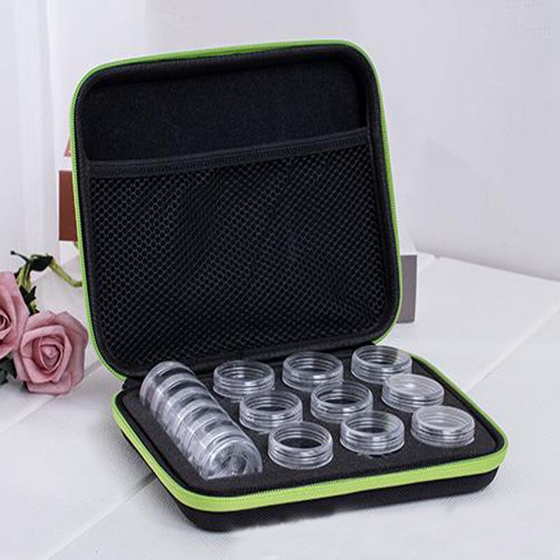 15 gitter zerlegbare diamant-stickerei-zubehör diamant-malboxen kreuzstich-etuis aufbewahrungsorganisator Heimat Lager: Hellgrün