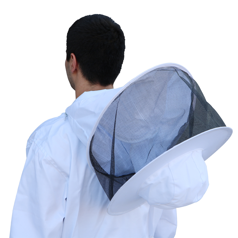 Beefun Beekeeping Suit Full Body Veiled Clothing White Protective Clothing With Hat Apiculture Bee Suits