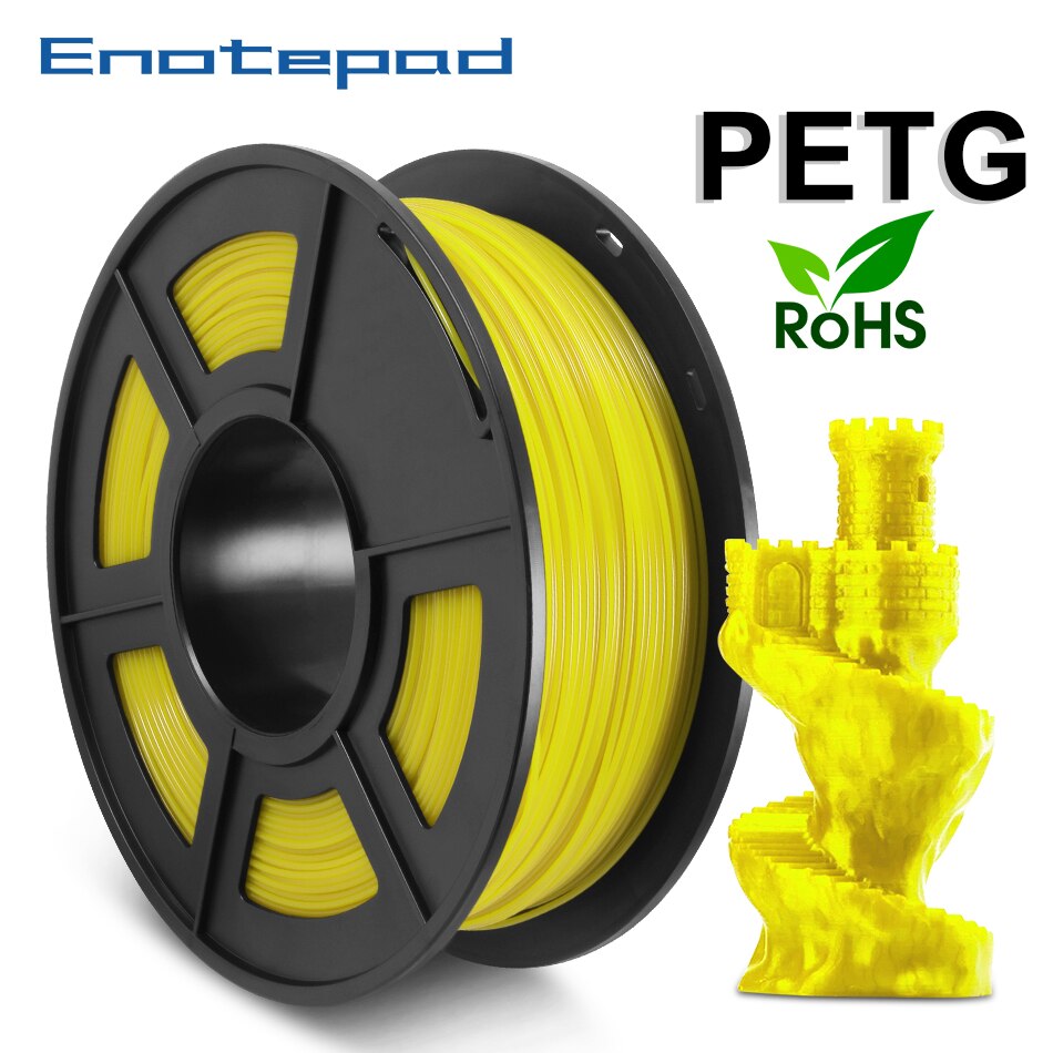PETG 1.75mm Filament Tolerance +/-0.02mm 1kg 2.2lbs 3D Printer Filament s Spool For Creation DIY With Fast