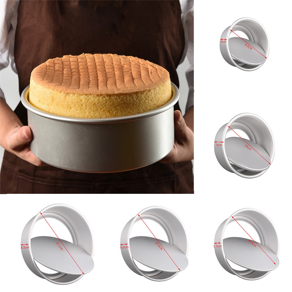 Non-stick Cakevorm In Aluminium Cakevorm Verwijderbare Bodem Voor Keuken Ronde Bakvorm 2/5 /7/9/10 Inches