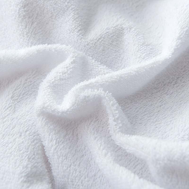 Pure Color Terry Towelling Fitted Bed Sheet Watertight Bed Protective Cover Twin/Full/Queen/King Cotton Soft Fitted Bed Sheet
