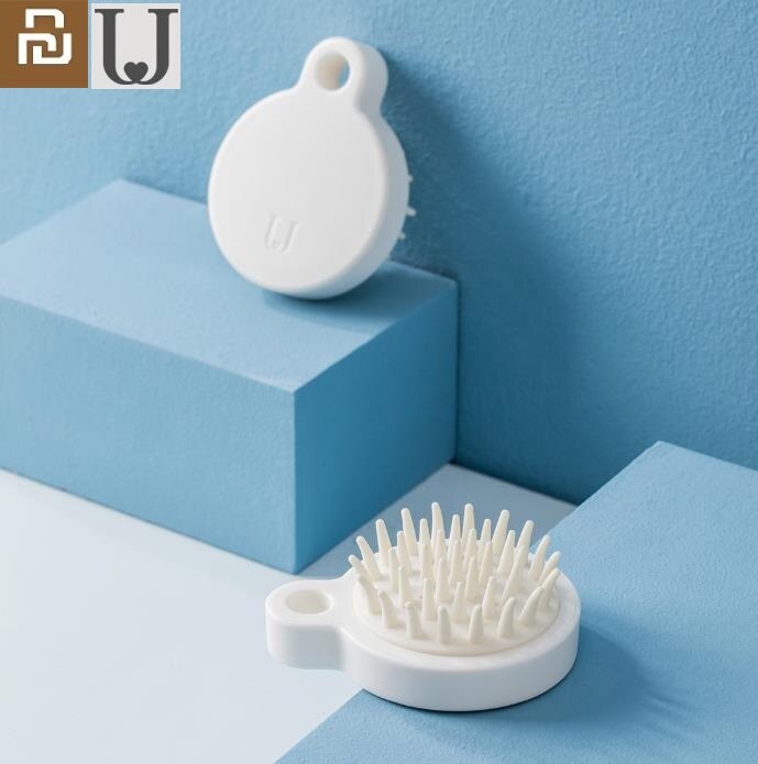 Youpin Sanft Silikon Kopfhaut Shampoo Massage Bürste Waschen Kamm Dusche Kopf Haar Mini Kopf Meridian Massage weit Zahn