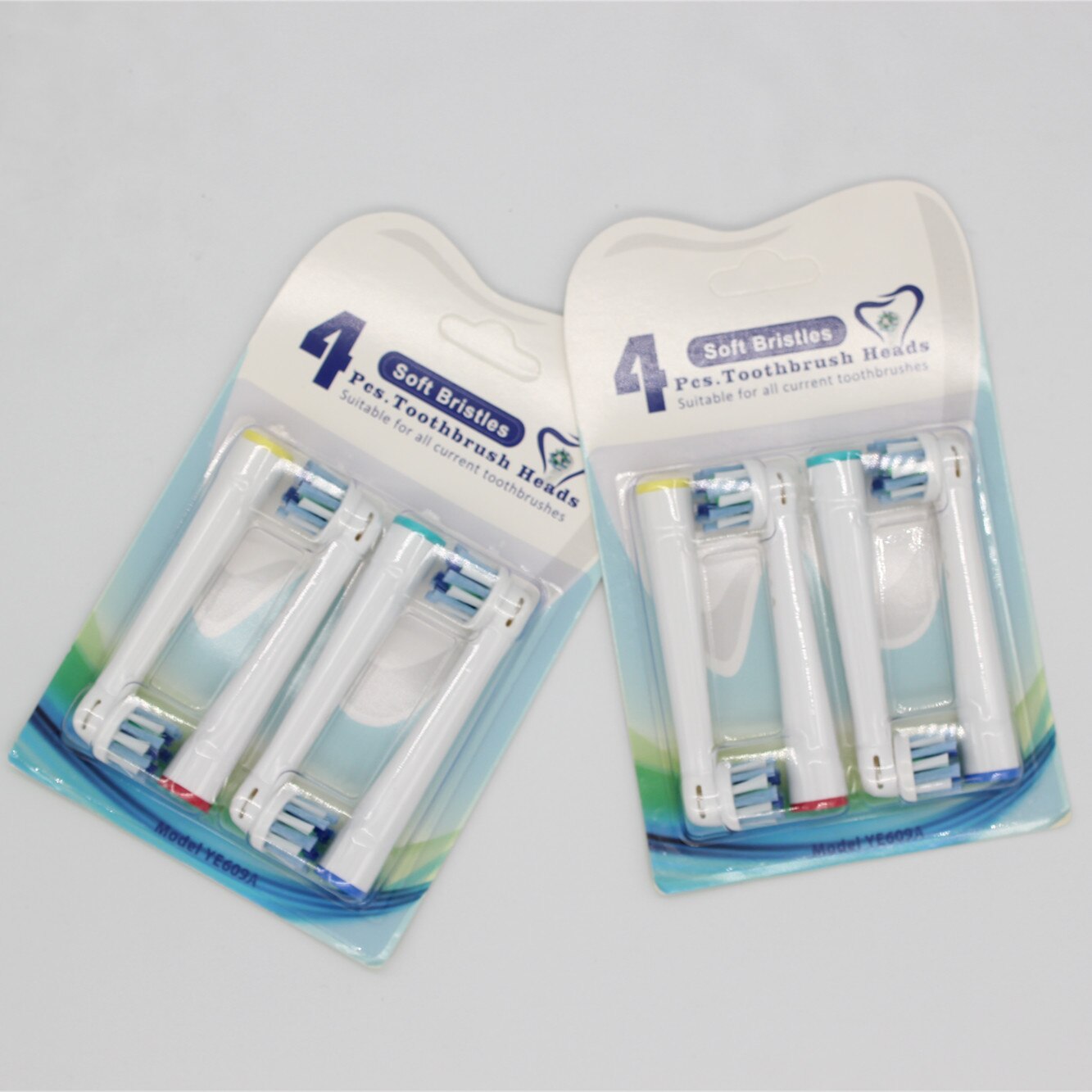 8 Stuks Sonic Elektrische Opzetborstels Voor Oral-B Elektrische Tandenborstel Fit Advance Power/Pro Gezondheid/Triumph/Vitality Precision Clean: YE EB 50A 609A 8PCS