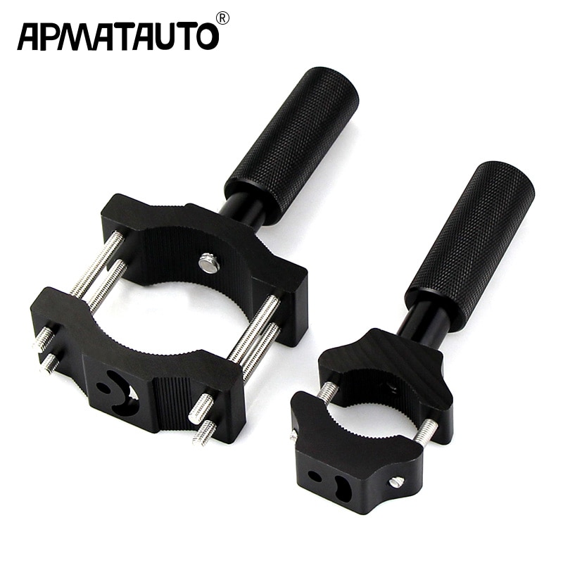 Motorcykel beslag kofanger montering klemme motorcykel forlygte monteringsbeslag justerbar led lys beslag holder support de phare