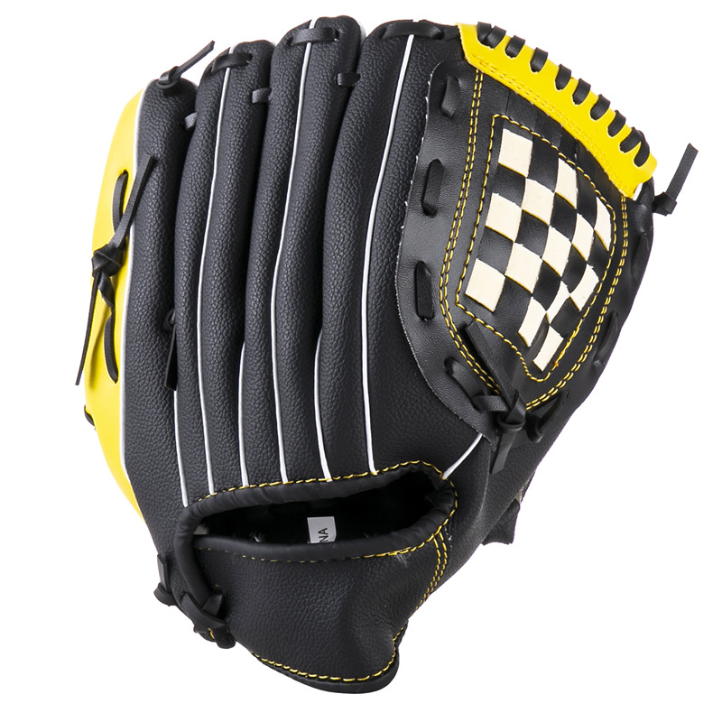 Espesar campo lanzador de béisbol guantes de niños, niñas y adolescentes adultos accesorios de béisbol: 5 / 9.5 Inch