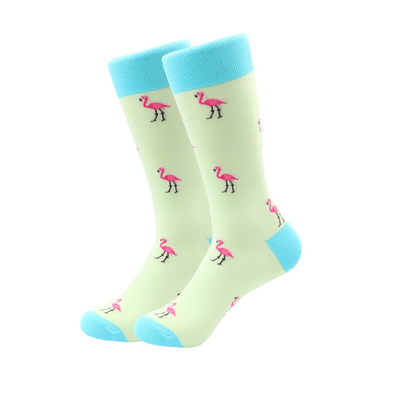 Glade sokker bomull soft sox vakker lama hund kurve menn morsomme kvinner damer jenter kunst: Multi