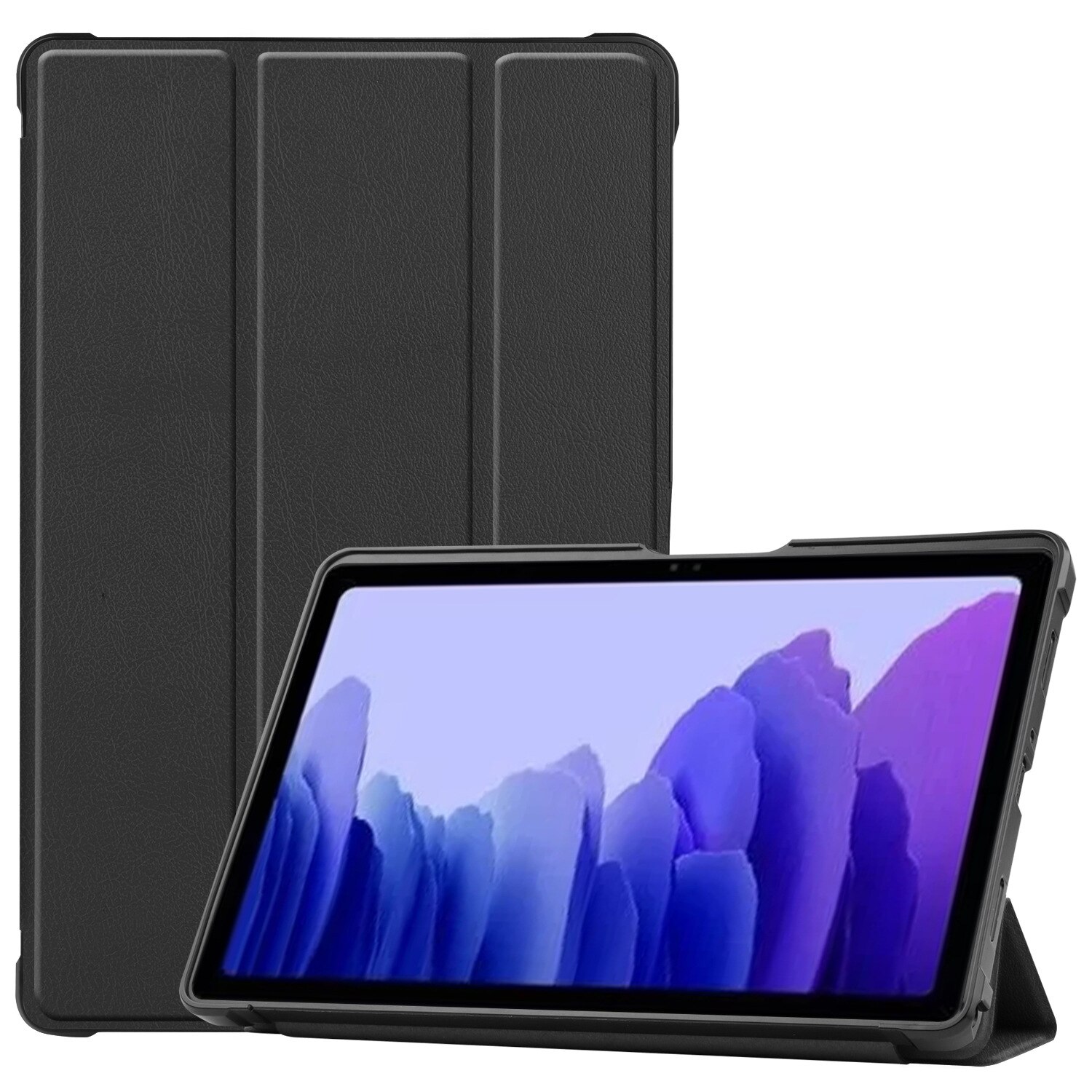 Voor Samsung Galaxy Tab A7 10.4 SM-T500 SM-T505 T500 T505 Tablet Case Custer Fold Stand Beugel Flip Leather Cover