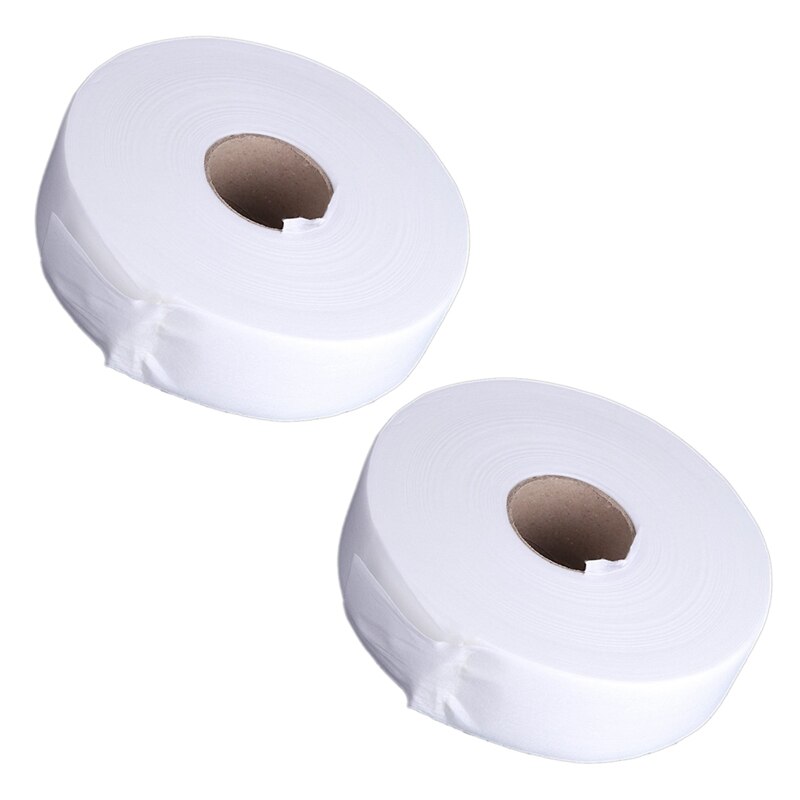 Bandes d&#39;épilation en papier non tissé, 2x100 Yards, bandes de cire pour épilation (blanc): Default Title