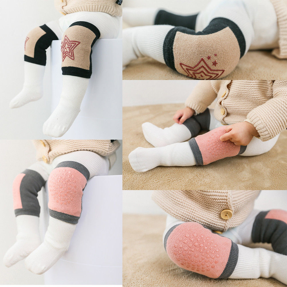 Pudcoco merk veiligheids peuter baby antislip elleboog kruip- en loopbeschermer kniebeschermers