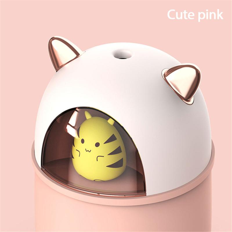 Portable Mini Humidifier Car Home LED Lamp Nano Diffuser Mist Purifier USB