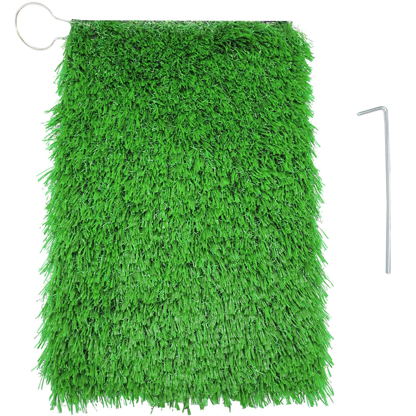 Mini Chipping Hitting Golf Mat 30x20cm with Hook Swing Training Putting Green Practice Accessories Indoor Outdoor: Default Title