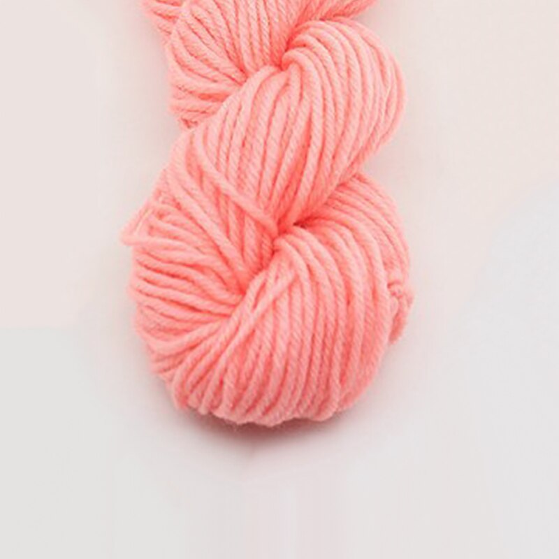 25G/Roll Small Thick Dyed Yarn Cotton Blended Wool Anti-Pilling Crochet Yarn For Baby Hat Scarf Sweater Knitting