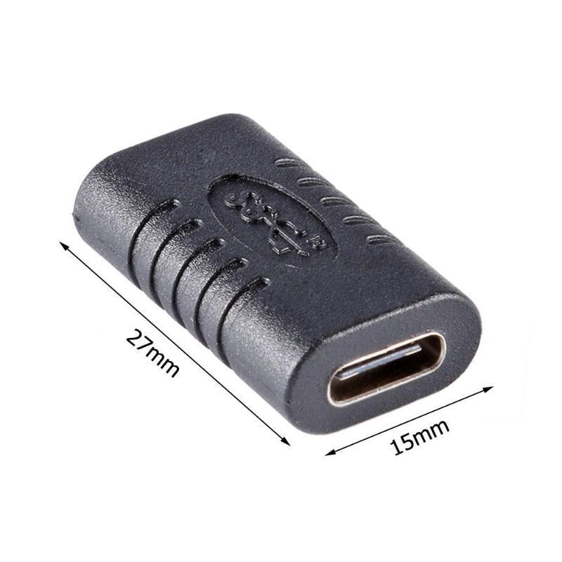 Usb 3.1 Type C Vrouwelijke Aan Vrouwelijke USB-C Uitbreiding Connector Adapter Voor Laptop Converter