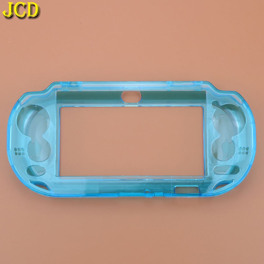 JCD 1 pcs Crystal Hard Case Cover Voor Sony PSV 1000 Beschermende Huid Voor PS Vita PSVita 1000 Gamepad: Transparent Sky Blue