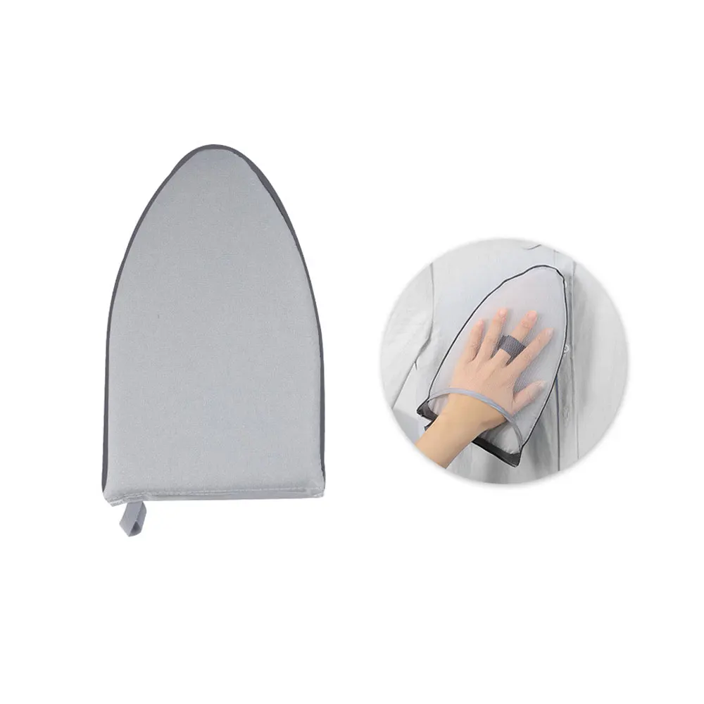 1pc Kleding Kledingstuk Stoomboot Mouw Strijkplank Houder PortabLe Ijzeren Tafelrek Handheld Mini Strijkpad Hittebestendige Handschoen: YELLOW