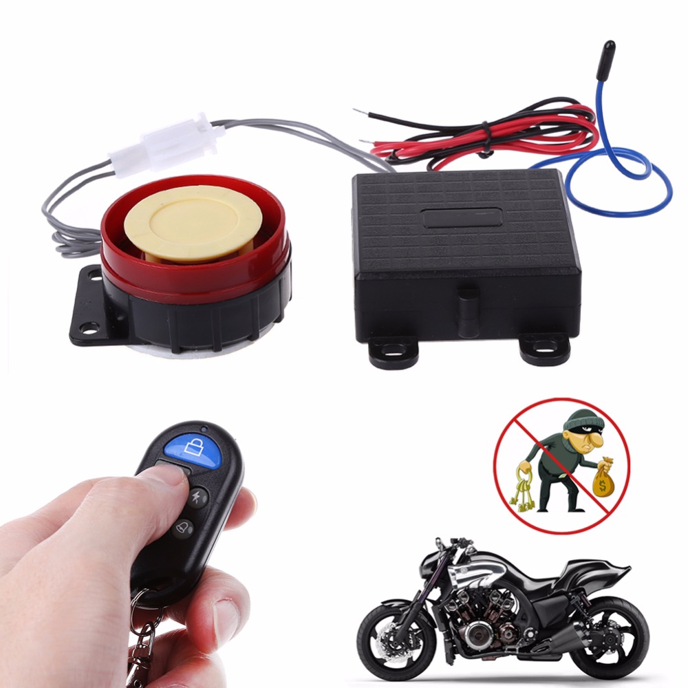Elektrisk tænding scooter bil sikkerhed alarmsystem fjernbetjening 12v tyverisikring motorcykel cykel motorcykel dele