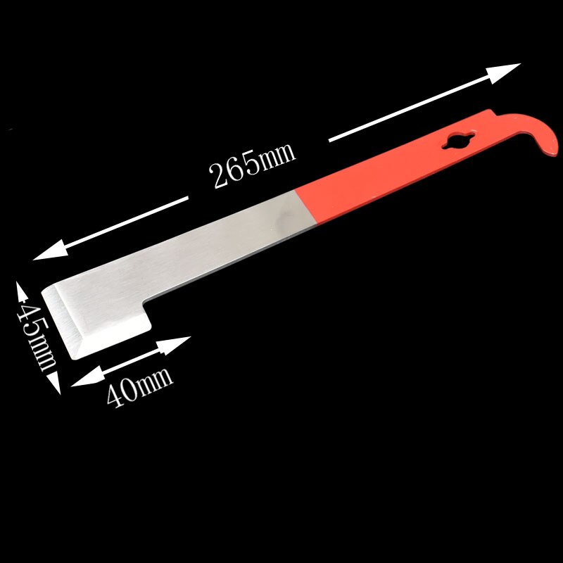 2 stuks Rvs J Type Hive Tool Imker Schraper Rode Staart Bijenteelt Gereedschap Schraper Thuis Bijenteelt Apparatuur: Default Title