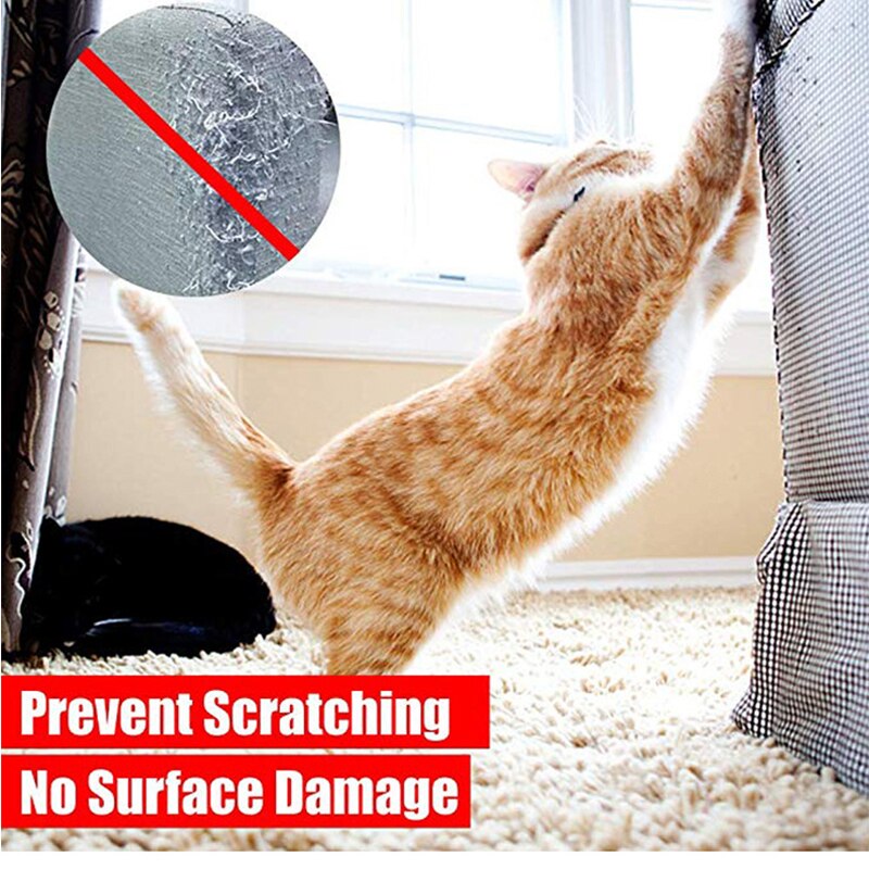 Kat ridse tape møbelbeskyttelse tape dobbelt anti-ridse tape holdbart klistermærke klart tæppe sofa beskytter møbler tape