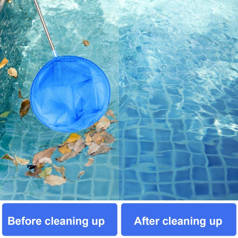 Universal Telescopic Pole Pool Cleaning Net Cleaning Tools Swimming Pool Rubbish Leaf Salvage Mesh Catcher Cleaner