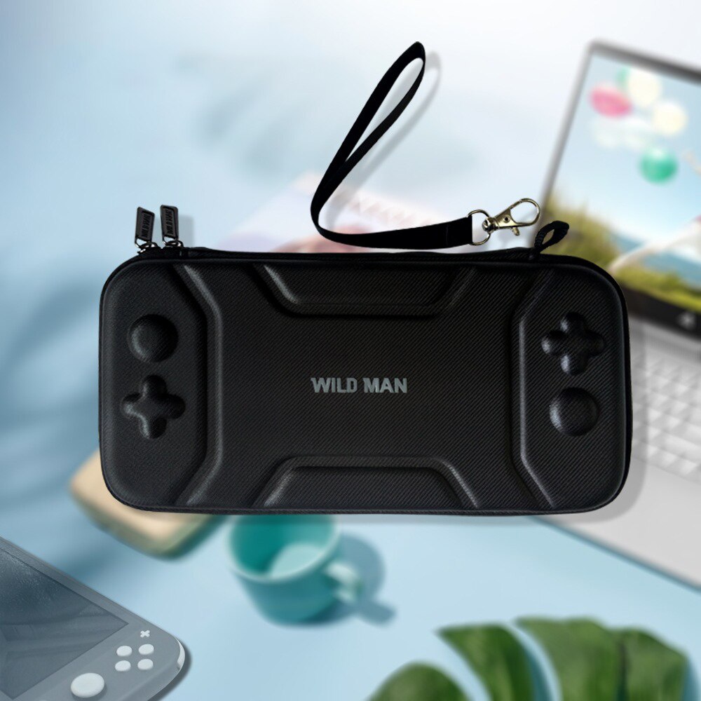 Nintend interruptor acessórios eva armazenamento caso duro duplo zíper escudo rígido de armazenamento de proteção carregando acessórios do console do jogo: Black